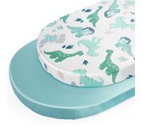 Unicorn Castle Juego de 2 Sábanas Bajeras para Cuna, Protector de Colchón Bebé Ajustable, Suave y Compatible con Cunas y Moisés