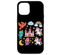 Unicorn Castle Rainbow Dreams Fantasía Carcasa para iPhone 12/12 Pro