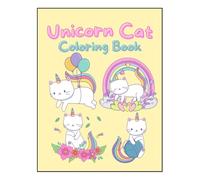 Unicorn Cat Kittycorn Coloring Book: Fantasy Coloring Pages