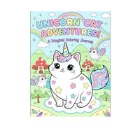 Unicorn Cat: Unleash your imagination and bring colors to life!