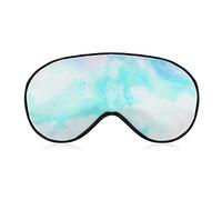 Unicorn Cloud Sleep Mask Pastel Galaxy Blindfold para dormir Elástico Blackout Eye Mask Cover para toda la noche de sueño, viaje y siesta