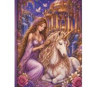 Unicorn Coloring Book: Coloring Books for Adults and Teens. For Anxiety, Stress Relief, Relaxation & Creativity. Complete with Color Reference Images - Large Paperback 8.5 x 11. Great for Travel!