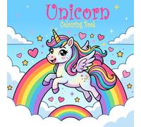Unicorn Coloring Book for Girls: 100 Magical Unicorn & Castle Illustrations for Kids Ages 4-8 | Cute Double-Sided Coloring Pages for Stress Relief