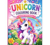 Unicorn Coloring Book for Kids Ages 3-8: Cute & Magical Unicorns, Easy Designs, Fun & Relaxing Activity Book for Girls and Boys: A Magical A to Z ... Pages for Creativity, Relaxation & Learning