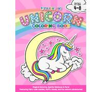 Unicorn Coloring Book for Kids Ages 4-8: 52 Bold, Cute & Magical Designs