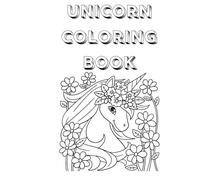 Unicorn Colouring Book for children of all ages
