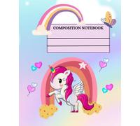 Unicorn Composition Notebook for Girls: Cute Unicorns Journal Notebook for Girls | 120 pages, 7.5*9.25" | Durable Matte Cover