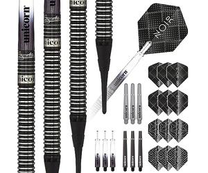 Unicorn Darts Noir Gary Anderson - Dardos (70 por ciento, Punta Blanda), Color Negro