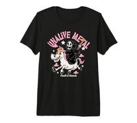 Unicorn Death Metal Funny Retro Heavy Metal - Unalive Metal Camiseta Premium