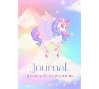 Unicorn Dream Journal Pink and Purple Notebook with Lined Pages 128 Pages for Girls and Teens: Perfect for Writing Notes and Daily Thoughts