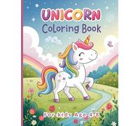 Unicorn Dreams: A Fun & Easy Coloring Book for Kids Ages 4-8: 50 Magical One-Sided Pages on Thick Paper, No Bleed (Perfect Gift for Girls & Boys)