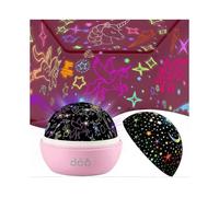 Unicorn Gifts for Girls Age 2-8, Unicorn Toys for 4-9 Year Old Girls, 2 In 1 Star Projector Rotating Night Light Girls Toys for Kids Age 3-9, Xmas Sto