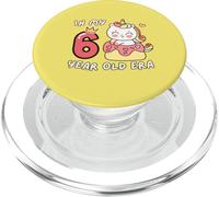 Unicorn In My 6 Year Old Era Lindo Animal Divertido 6º Cumpleaños PopSockets PopGrip para MagSafe