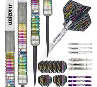 Unicorn James Wade Code 90% tungsteno Dardo de Punta de Acero, Unisex, Multicolor, 20 g
