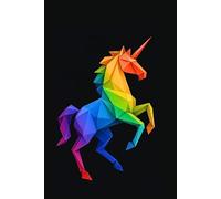 Unicorn Journal and Sketchbook: Journal and Notebook for Everyone Who Loves Origami: 120 Blank Pages, Perfect for Journal, Doodling, Sketching and ... rainbow colors & unicorns (Rainbow Creatures)