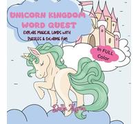 Unicorn Kingdom Word Quest: Explore Magical Lands with Puzzles & Coloring Fun