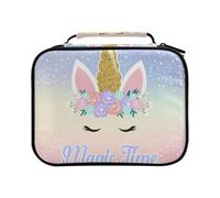 Unicorn Magic Time - Estuche para lápices de colores de gran capacidad para lápices de colores, organizador de marcadores, #01, Talla única, Encantador