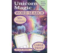 Unicorn Magic Word Search: Puzzle Book for Kids, Teens, Adults, Seniors & Fantasy Lovers | 55 Enchanting Unicorn-Themed Word Searches with Easy to ... | 6x9 inches, 120 pages | Gift for Vacations