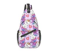 Unicorn Mermaid Sling Bag, Chest Bag Daypack, Crossbody Sling Mochila para Viajes, Deportes, Correr, Senderismo
