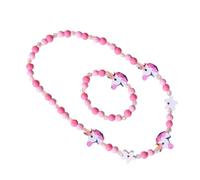 Unicorn Necklace Boys and Jewelry Making Kit Beads Set Girls Decorative Bracelet for Dress up