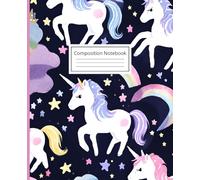 Unicorn Notebook: Unicorns & Rainbows Composition Notebook Journal - 100 Pages, Lined, 7.5 x 9.25 Inches