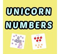 Unicorn Numbers Coloring Book: Count, Trace and Color Numbers 1-10 (Unicorn Learning Series)