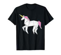 Unicorn Origami Paper Plegable Origami Squad Unicorn Lover Camiseta