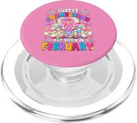 Unicorn Party Birthday Gnomes For Women Who Born In February PopSockets PopGrip para MagSafe