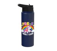 Unicorn Pre-K Here I Come Back to School Girls Kids Stainless Steel Insulated Water Bottle