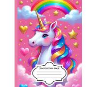 Unicorn Primary Composition Notebook K-2 with Picture Draw Space,Cute Sweet Pink Unicorn Primary Journal Grades k-2 with Drawing Space on top, ... Handwriting Practice Workbook Draw and Write