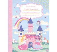 Unicorn Princess Primary Story Journal: 100 Page Draw and Write Notebook for Girls Ages 3-8 - Kindergarten Story Paper - 7.5 x 9.25