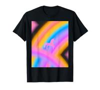 Unicorn Rainbow Aesthetic Nostalgic Aura 80s Inspired VTG Camiseta