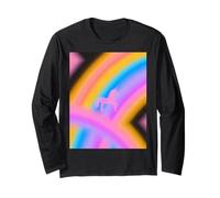 Unicorn Rainbow Aesthetic Nostalgic Aura 80s Inspired VTG Manga Larga