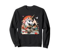 Unicorn Rock Star Music Lover, juego de batería con platillos Sudadera