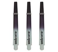 Unicorn Shafts Gripper3 Two-Tone GRIPPER3-Cañas moldeadas de Dos Tonos-Negro/Blanco, Mediano, Rosca pequeña, Unisex, Medium/Small Thread