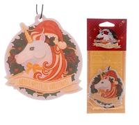 Unicorn Shaped Vanilla Nutmeg Christmas Air Freshener Decoration