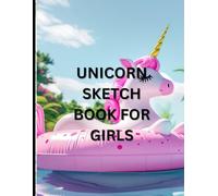 Unicorn sketch book for girls