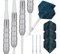 Unicorn Steel Tip - Juego de Dardos Profesionales | Heritage Range Chris Lazarenko 1983 | Barriles de tungsteno 90% Natural con Logotipo U Grabado con láser | 24 g