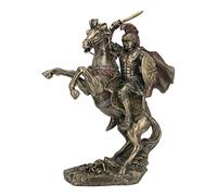 Unicorn Studios Escultura de Estatua del Rey Griego de Alejandro Magno a Caballo