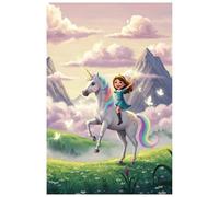 Unicorn super girl workbook : Vibrant Gift Notebook Journal, Gift For Co-workers, Friends and Family, 120 Pages: Are you looking for a stuff to stand ... your friends, partner, family, coworkers?
