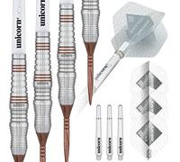 Unicorn Swytch - Juego de Dardos (80% de tungsteno, con Detalles Rosso y Puntos Rosso Volute Converta, Punta de Acero, 21 g)