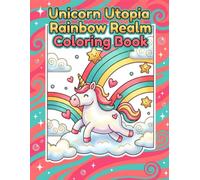 Unicorn Utopia Rainbow Realm: Cute Unicorns, Magical Rainbows, Easy Large-Print Coloring Pages & Fantasy Adventures