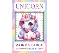 Unicorn Word Search Puzzle Book: Word Searches with Easy to Read Print about Unicorns, Alicorns, Pegasus and More | 6x9 inches, 110 pages | 50+ Puzzles… Gift for Vacations, Holidays, and relaxation.