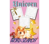Unicorn Word Search: Unicorn Word Searches with Easy-to-Read Print about Unicorns, magical animals, fantasy & more. Great fun for all ages, travel, ... imagination. Memory activities, Brain Games.