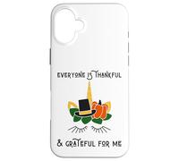 Unicornio Agradecido Agradecido de otoño peregrino de Acción de Gracias Unicornios Carcasa para iPhone 16 Plus