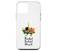 Unicornio Agradecido Bendecido Unicornio de Acción de Gracias Carcasa para iPhone 12 Mini