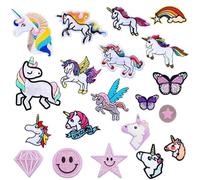 Unicornio Apliques,Parches ropa niña,Parches Unicornio Ropa,Patch Sticker,Parches termoadhesivos para niños,Pegatinas ropa termoadhesivos,Parche de Ropa,Parches infantiles,Parches de planchado