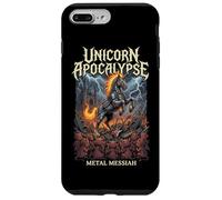 Unicornio Apocalipsis Metal Mesías Robot Caballo y Demonios Carcasa para iPhone 7 Plus/8 Plus