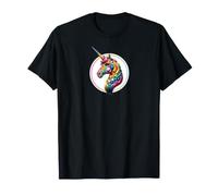 Unicornio Arco Iris tolerancia Libertad Amor LBGTQ+ CSD Caballo Camiseta