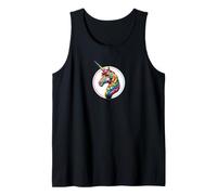 Unicornio Arco Iris tolerancia Libertad Amor LBGTQ+ CSD Caballo Camiseta sin Mangas